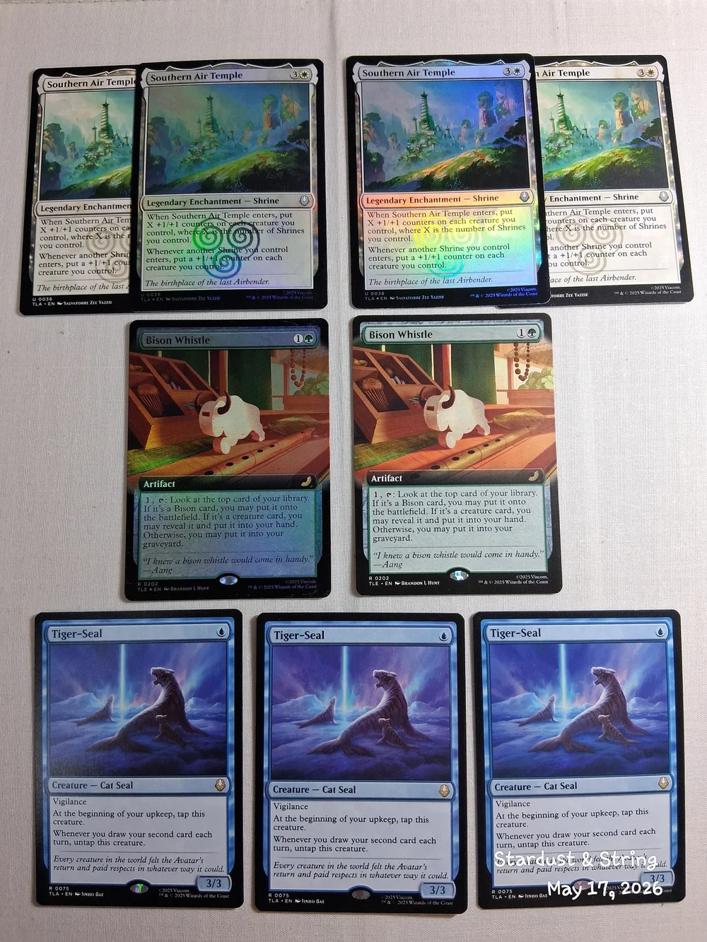 Avatar The Last Airbender MTG Book 1 Early Journey Card Lot 30 Count